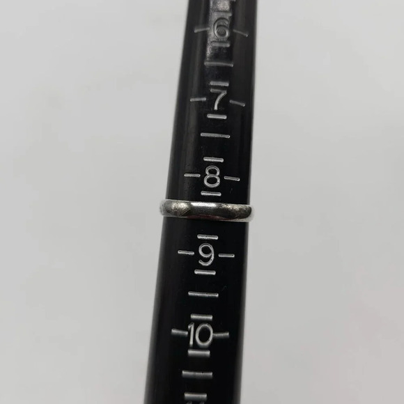 Sterling Silver Blue Larimar Ring Vintage Size 8.5 Needs Polish - Picture 9 of 9